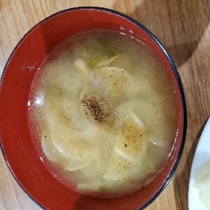 かぶと豆腐の味噌汁